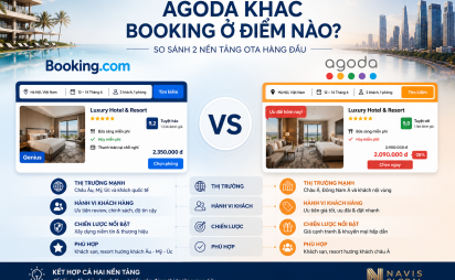 Agoda khác Booking ở điểm nào? So sánh cho khách sạn, resort và du thuyền